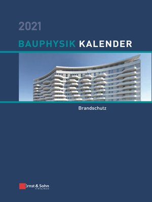 cover image of Bauphysik-Kalender 2021